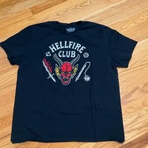 Netflix Black Hellfire Club Short Sleeve Tee